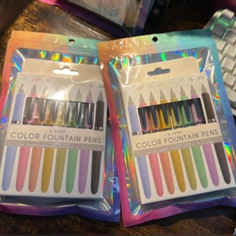 Color Fountain Pens 8CT 2.6mm - 2 available - NEW